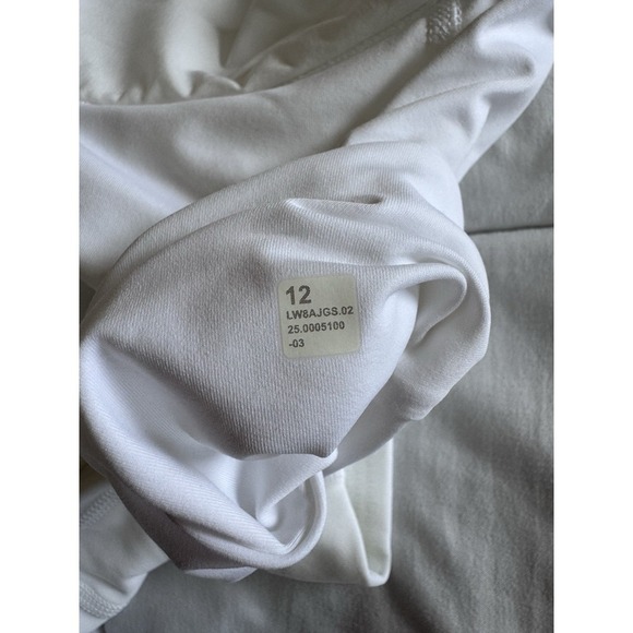 New Lululemon Lightweight High-Rise Tennis Skirt Size 12 White LW8AJGS Skort NWT - Picture 12 of 14
